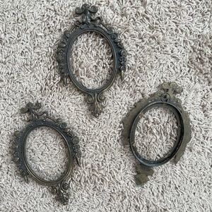 VTG Brass Hanging Frames (Set of 3)